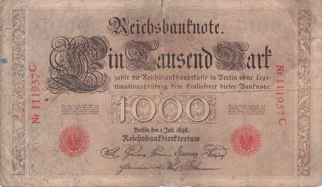 1000 Mark 1898
